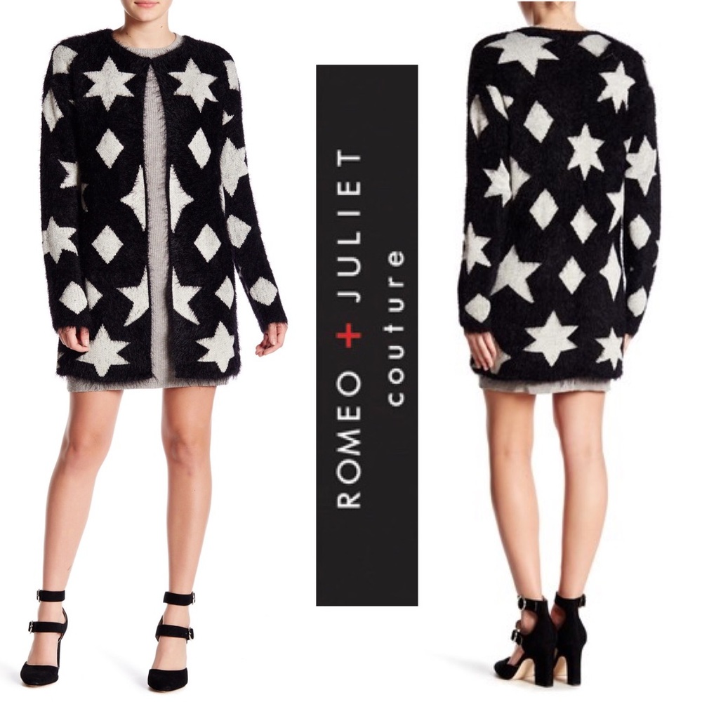Romeo & Juliet Couture – Geometric Star Cardigan